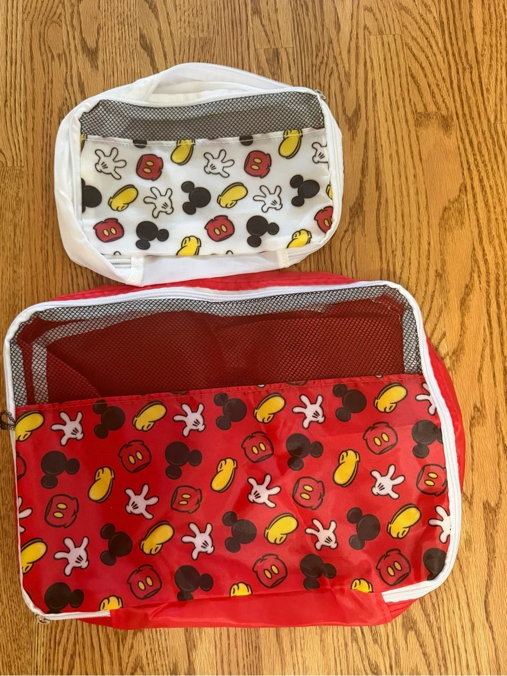 Disney Destinations Kids Packing Cube Set in Red, Black and White